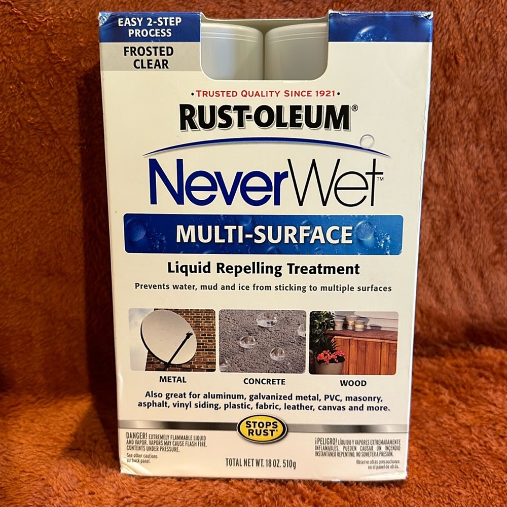 Rust-Oleum Never Wet Multi Kit Frosted Clear Liquid Repelling Treatment